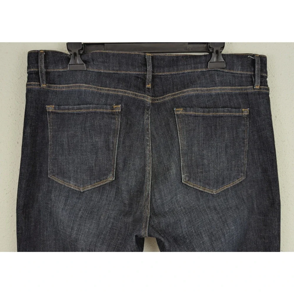 Frame Denim Dark Blue Distressed Ankle Jeans - Picture 5 of 8